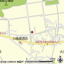 埼玉県深谷市本田2468周辺の地図