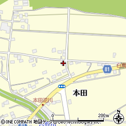 埼玉県深谷市本田2345周辺の地図