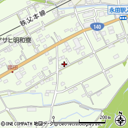 埼玉県深谷市黒田981-2周辺の地図