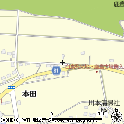 埼玉県深谷市本田2385周辺の地図