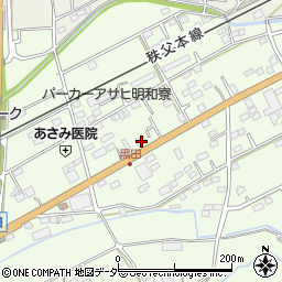 埼玉県深谷市黒田345-1周辺の地図