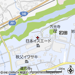 埼玉県秩父郡長瀞町岩田793周辺の地図