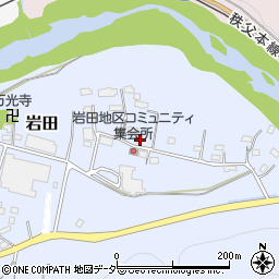 埼玉県秩父郡長瀞町岩田922周辺の地図