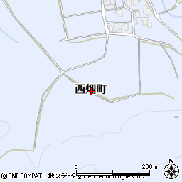 福井県福井市西畑町周辺の地図