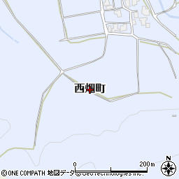福井県福井市西畑町周辺の地図