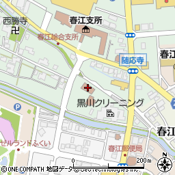 春江保健センター周辺の地図