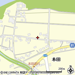 埼玉県深谷市本田2304周辺の地図