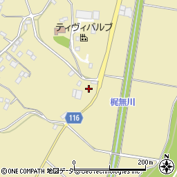 茨城県行方市捻木345周辺の地図