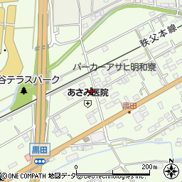 埼玉県深谷市黒田360周辺の地図