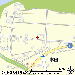 埼玉県深谷市本田2298周辺の地図