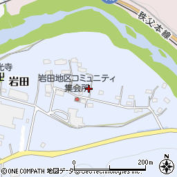 埼玉県秩父郡長瀞町岩田931周辺の地図
