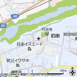 埼玉県秩父郡長瀞町岩田862周辺の地図