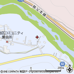 埼玉県秩父郡長瀞町岩田1012周辺の地図