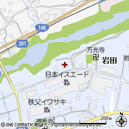 埼玉県秩父郡長瀞町岩田790周辺の地図