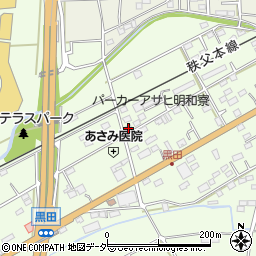 埼玉県深谷市黒田285-1周辺の地図