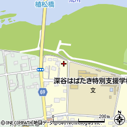 埼玉県深谷市本田10周辺の地図