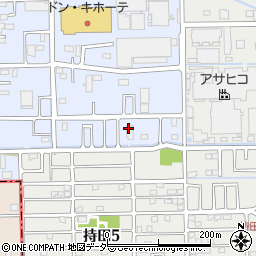 ホワイト急便行田工場周辺の地図