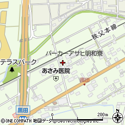 埼玉県深谷市黒田284周辺の地図