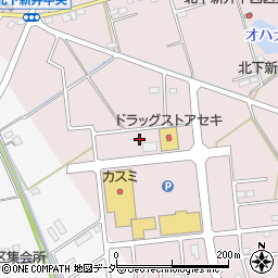 埼玉県加須市北下新井54周辺の地図