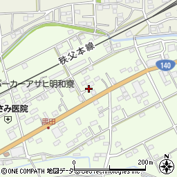 埼玉県深谷市黒田349-10周辺の地図