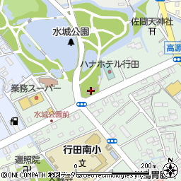 行田市役所　水城公園管理事務所周辺の地図