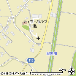 茨城県行方市捻木347-24周辺の地図