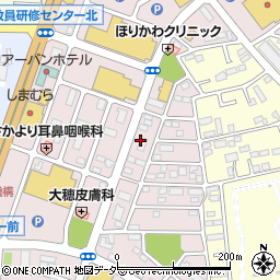 茨城県つくば市筑穂周辺の地図