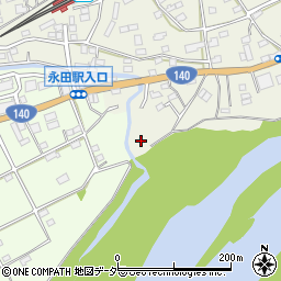 埼玉県深谷市永田28周辺の地図