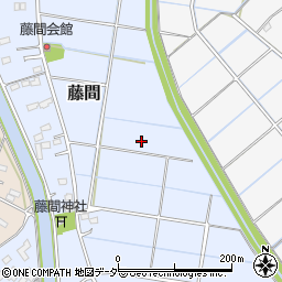 埼玉県行田市藤間周辺の地図