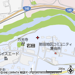 埼玉県秩父郡長瀞町岩田887周辺の地図