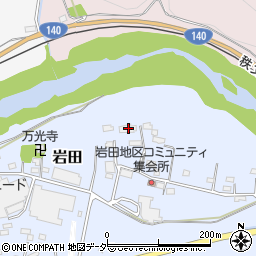 埼玉県秩父郡長瀞町岩田914周辺の地図