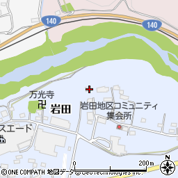 埼玉県秩父郡長瀞町岩田911周辺の地図