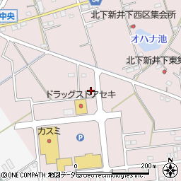 埼玉県加須市北下新井71周辺の地図