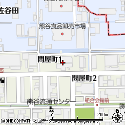 埼玉県熊谷市問屋町1丁目周辺の地図