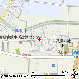 福井県坂井市丸岡町高柳周辺の地図