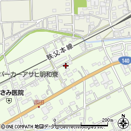 埼玉県深谷市黒田332周辺の地図