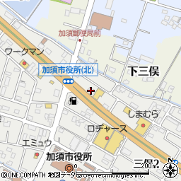 バーミヤン　加須店周辺の地図