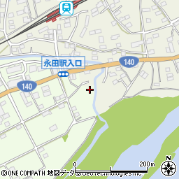 埼玉県深谷市黒田1050周辺の地図