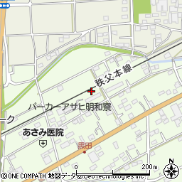 埼玉県深谷市黒田290周辺の地図