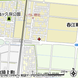 福井県坂井市春江町いちい野北605周辺の地図