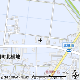 福井県坂井市丸岡町北横地40-8周辺の地図