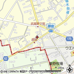 埼玉県深谷市武蔵野1531周辺の地図
