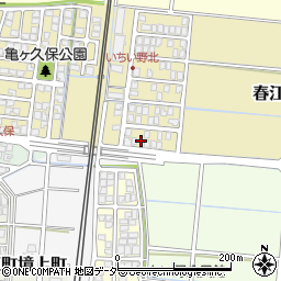 福井県坂井市春江町いちい野北607周辺の地図