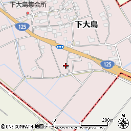 茨城県つくば市下大島724周辺の地図