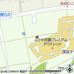 埼玉県深谷市花園周辺の地図