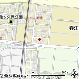 福井県坂井市春江町いちい野北613周辺の地図