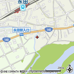 埼玉県深谷市永田34周辺の地図