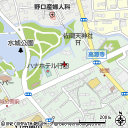 中部自動車販売株式会社　行田店周辺の地図