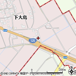 茨城県つくば市下大島400周辺の地図