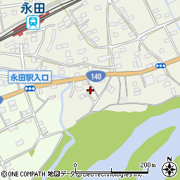 埼玉県深谷市永田43周辺の地図